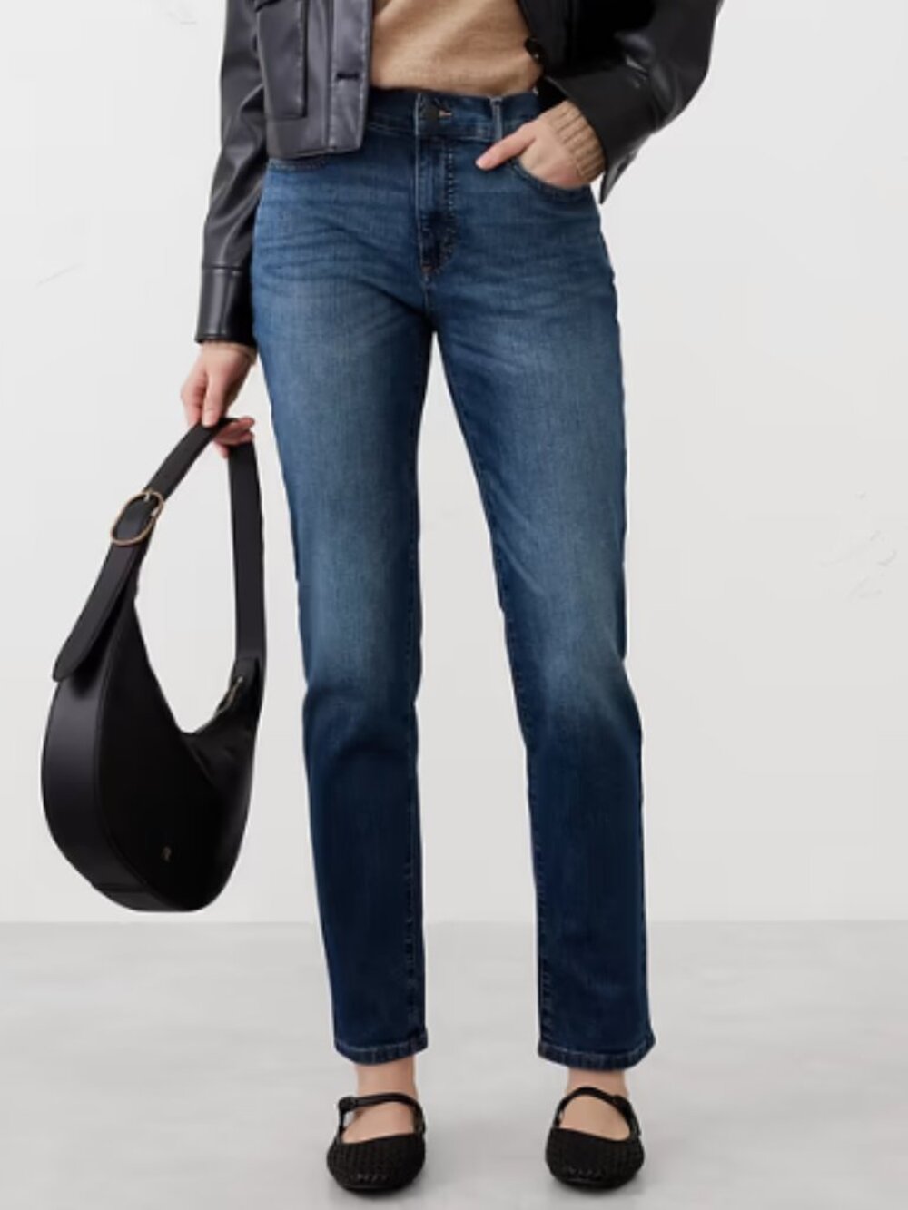 Banana Republic 30/10 Petite Girlfriend Jeans straight leg